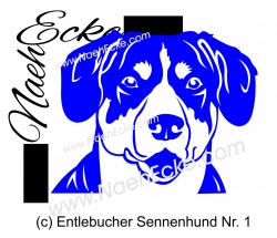 Aufkleber Entlebucher Sennenhund Nr. 1