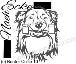 Aufkleber Border Collie 10 / Obedience 2