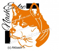 Sticker Akita Inu 1 