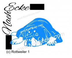 Aufkleber Rottweiler 01