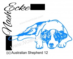 Aufkleber Australian Shepherd Nr. 12