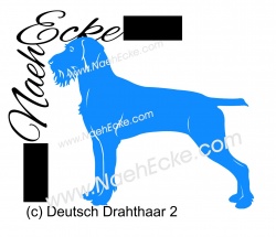 Aufkleber Deutsch Drahthaar 2