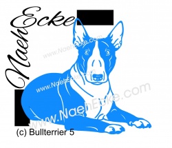 Aufkleber Bullterrier 5