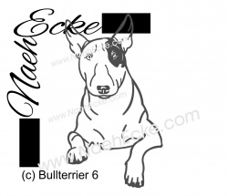 Aufkleber Bullterrier 6