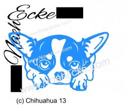 Aufkleber Chihuahua 13