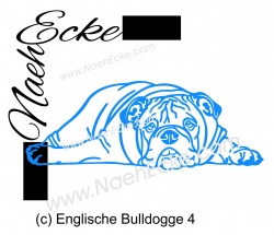 Aufkleber Englische Bulldogge 4