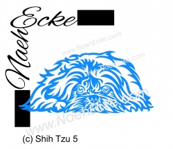 Aufkleber Shih Tzu 5