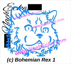 Aufkleber Bohemian Rex 1