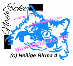 Aufkleber Heilige Birma 4