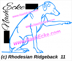 Aufkleber Rhodesian Ridgeback 11