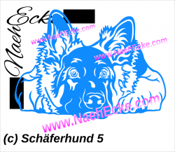 Aufkleber Schäferhund 05