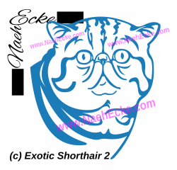 Aufkleber Exotic Shorthair 2