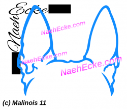 Aufkleber Malinois 11