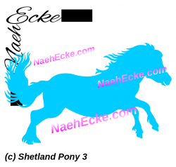 Aufkleber Shetland Pony 3