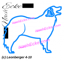 Aufkleber Leonberger 4-10