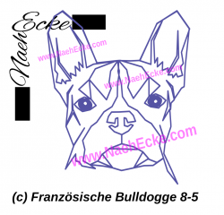 Aufkleber Französische Bulldogge 08-5