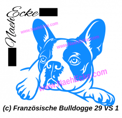 Aufkleber Französische Bulldogge 29