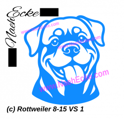 Aufkleber Rottweiler 08-15