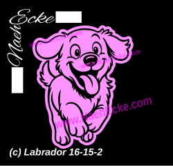Aufkleber Labrador 16-15