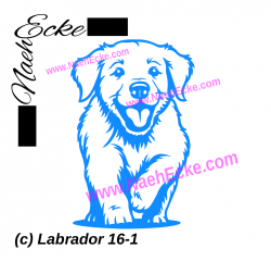 Aufkleber Labrador 16-1