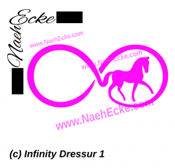 Aufkleber Inifinity Dressurpferd