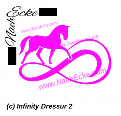 Aufkleber Inifinity Dressurpferd 2