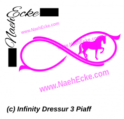 Aufkleber Inifinity Dressurpferd 3 Piaffe