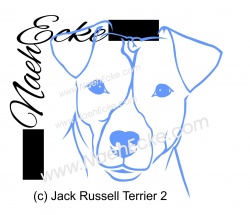 Aufkleber Jack Russell Terrier 2
