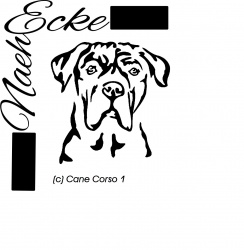 Aufkleber Cane Corso 1 