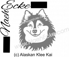 Aufkleber Alaskan Klee Kai