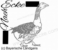 Aufkleber Bayerische Landgans