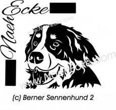 Aufkleber Berner Sennenhund 2