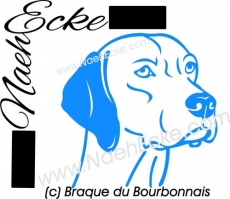 Aufkleber Braque du Bourbonnais 