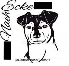 Aufkleber Brasilianischer Terrier 1 