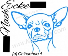 Aufkleber Chihuahua 01