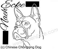 Aufkleber Chinese Chongqing Dog 