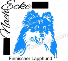 Aufkleber Finnischer Lapphund 