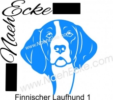 Aufkleber Finnischer Laufhund 