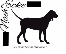 Aufkleber Grand bleu de Gascogne 1 