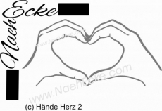 Sticker Hand Heart 2 