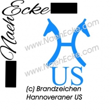 Aufkleber Brandzeichen Hannoveraner US 