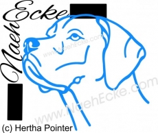 Aufkleber Hertha Pointer 