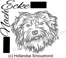 Aufkleber Hollandse Smoushond 