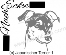 Aufkleber Japanischer Terrier 1 