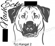 Aufkleber Kangal 