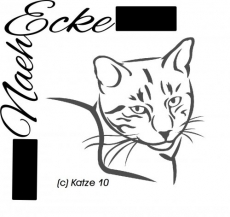 Aufkleber Katze 10 