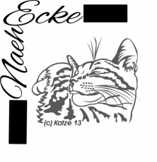 Aufkleber Katze 13 