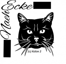 Aufkleber Katze 2 