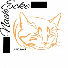 Aufkleber Katze 9 