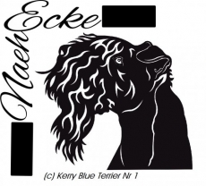 Sticker Kerry Blue Terrier 1 